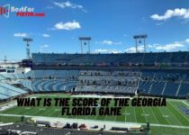 What is the score of the georgia florida game